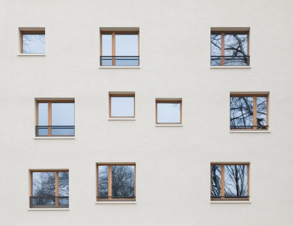 Ein Preis: Soziale Wohnbebauung Neu-Ulm, Braunger Wrtz Architekten, Bauherr: Wohnungsgesellschaft der Stadt Neu-Ulm GmbH