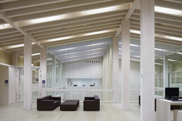 Eine Anerkennung: Schmuttertal-Gymnasium in Diedorf, Hermann Kaufmann + Florian Nageler, Bauherr: Landkreis Augsburg