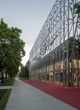 Russland, Moskaus, Nike Sports Box, KOSMOS, Sportzentrum, Strelka KB