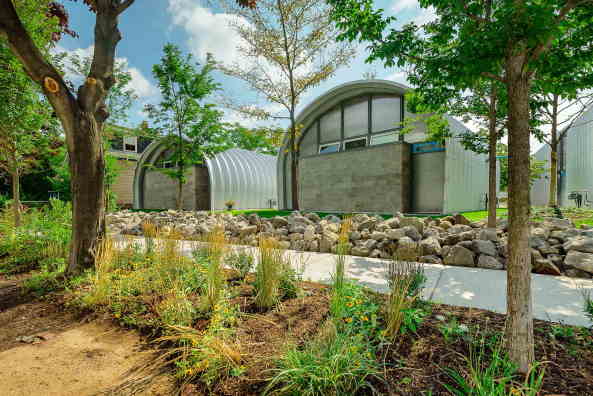 Experimentelle Wohnsiedlung von EC3 in Detroit