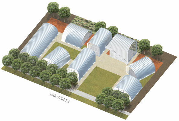 ...ber die Positionierung der Bauten...