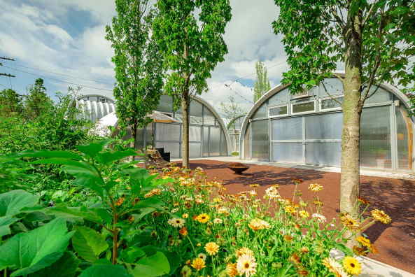 Experimentelle Wohnsiedlung von EC3 in Detroit