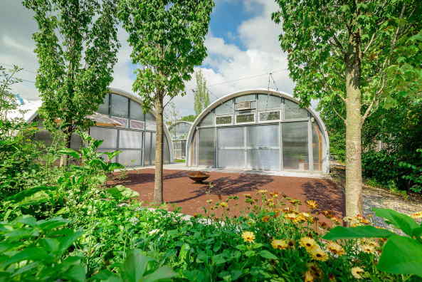 Experimentelle Wohnsiedlung von EC3 in Detroit