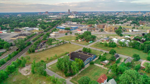 Experimentelle Wohnsiedlung von EC3 in Detroit