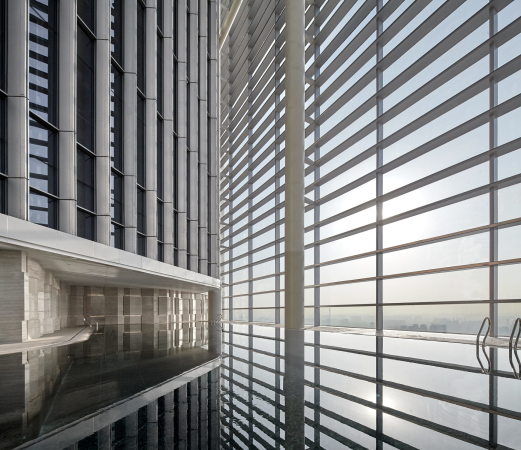 Zwillingstrme, Hochhuser, gmp, Zhengzhou, China, Neubau, Brokomplex