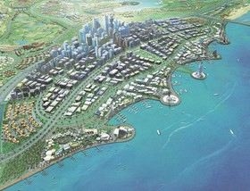 Plne fr Touristenstadt bei Abu Dhabi vorgestellt