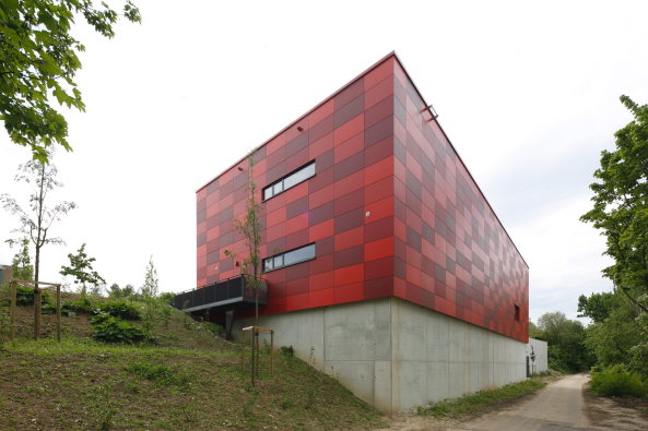 Feuerwache in Regensburg von Michael Ballerstaller