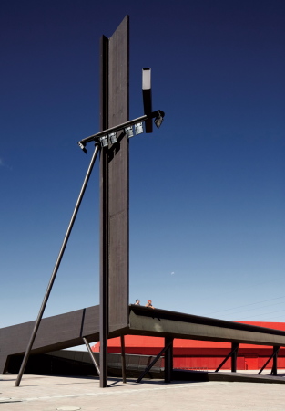 Smiljan Radic, San Pedro de La Paz, Bocca Sur, Stadtplatz, Beton, Farbe