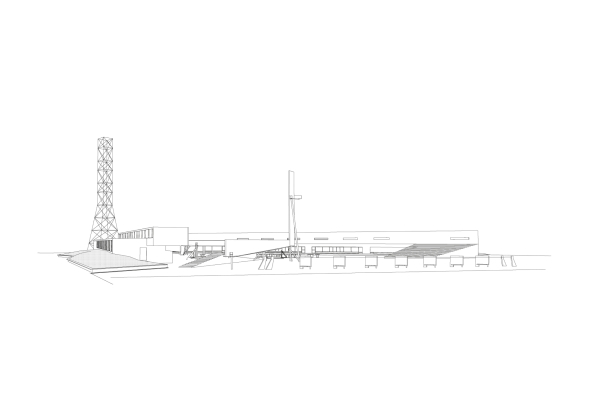 Smiljan Radic, San Pedro de La Paz, Bocca Sur, Stadtplatz, Beton, Farbe