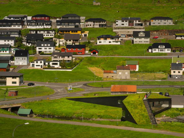 Farrer Inseln, Rathaus, Eysturkommuna, Flubrcke, Henning Larsen Architects