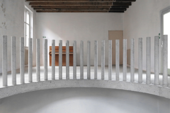 Betontreppe, BAST, Toulouse, Einfamilienhaus, Eingangsbereich, Renovierung