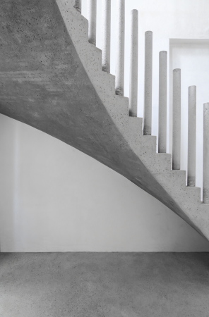 Betontreppe, BAST, Toulouse, Einfamilienhaus, Eingangsbereich, Renovierung