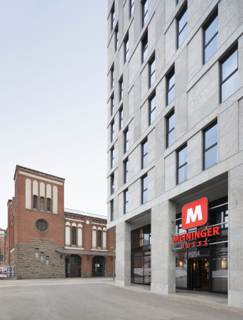 Hotel, Meininger, Postbahnof, Berlin, Eastside Gallery, Tchoban Voss