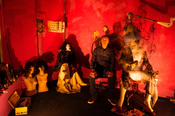 Ballen selbst in seinem alptraumhaften Parcours.