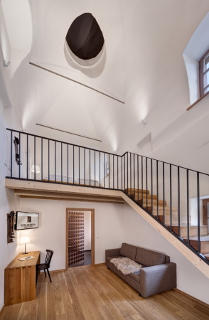 Die Suite in der fr�heren Malzdarre.