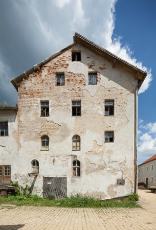 Das ehemalige Sudhaus vor dem Umbau: verfallen und runtergekommen.