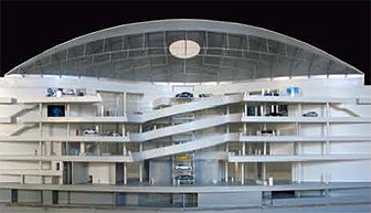 Grundsteinlegung fr Autozentrum in Peking