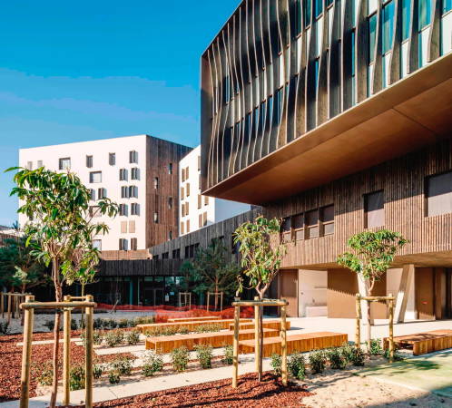 Schulkomplex in Saint-Denis von Brenac & Gonzalez