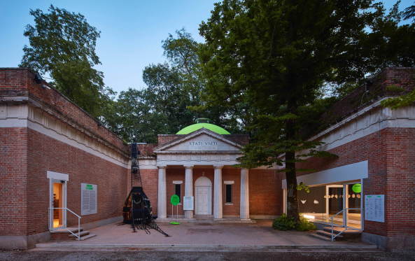 Amerikanischer Pavillon auf der Architekturbiennale 2018 in Venedig
