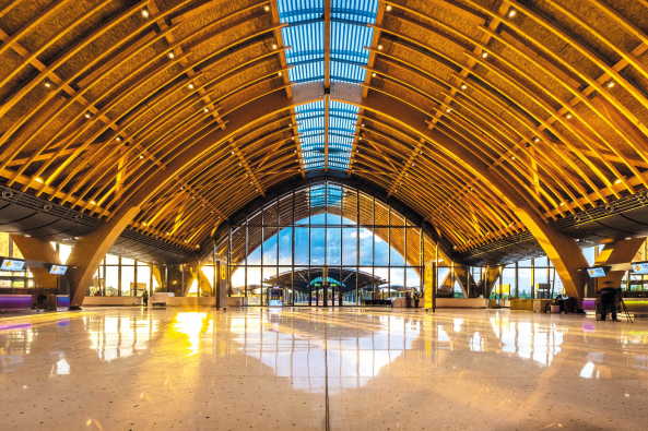 Flughafenterminal auf den Philippinen