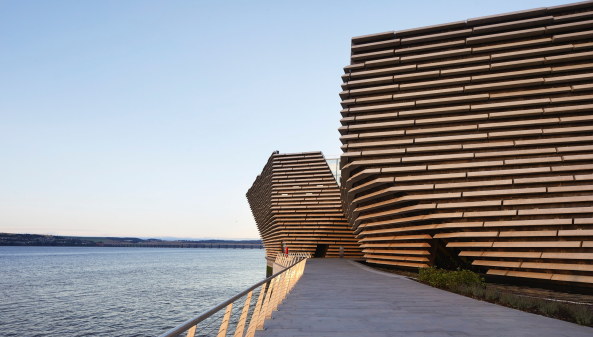 Victoria and Albert Designmuseum von Kengo Kuma in Dundee erffnet