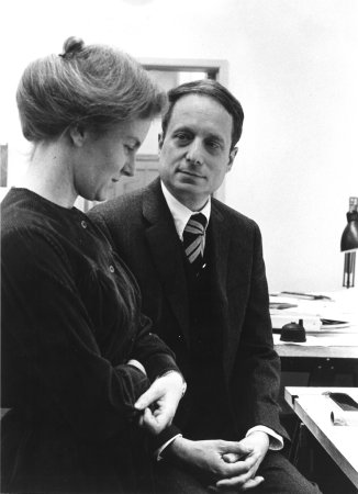 Robert Venturi und seine Lebenspartnerin Denise Scott Brown, 1968