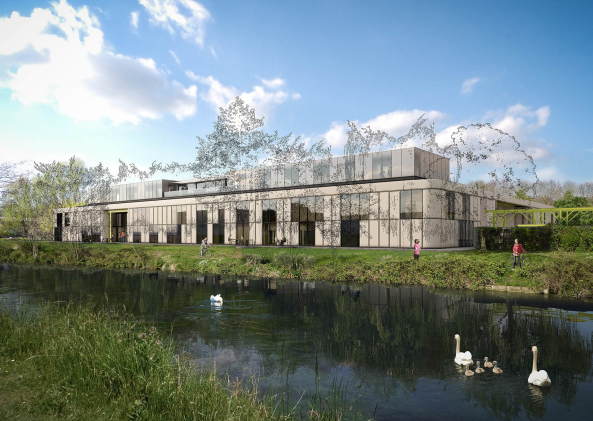 Grimshaw plant den Umbau der ehemaligen Herman Miller Mbelfabrik zur Bath School of Art and Design.