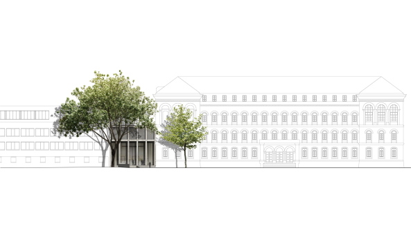 1. Preis: l�onwohlhage (Berlin), Ansicht Nord