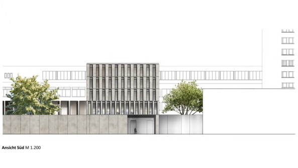 1. Preis: l�onwohlhage (Berlin), Ansicht S�d