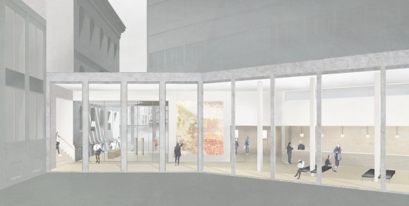 2. Preis: rw+ (Berlin) und Martin Schmitt Architektur (Berlin), Foyer