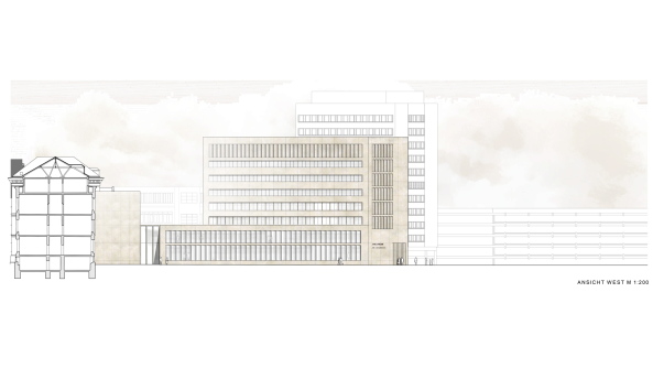 3. Preis: harris + kurrle (Stuttgart), Ansicht West