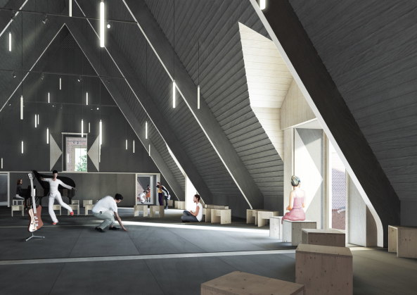 Anerkennung: Lando Rossmaier Architekten (Ennenda, Schweiz) + Stratmann Architektur (Mnster) und LOIDL Landschaftsarchitekten (Berlin)