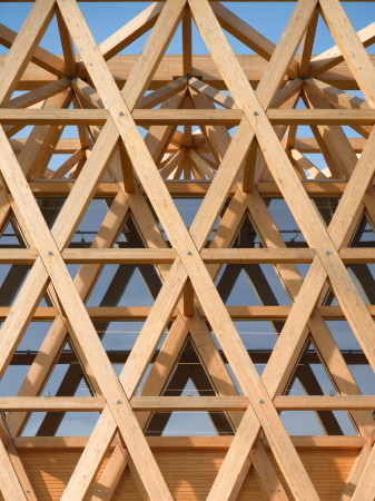Sonderpreis DETAIL structure: Chilenischer Pavillon bei der EXPO Mailand 2015, heutiger Standort Temuco in Sdchile von Undurraga Deves Arquitectos