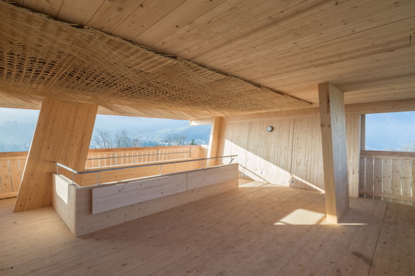 Sonderpreis Schweizer Holz 2018: Turm im Natur- und Tierpark Goldau, Gion A. Caminada