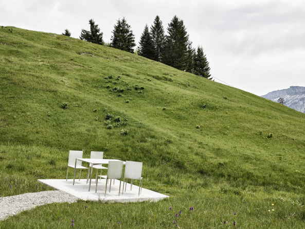 Vorarlberg: Georunde Rindberg von Innauer-Matt Architekten aus Bezau; Bauherr: Gemeinde Sibratsgfll/Konrad Stadelmann aus Rindberg