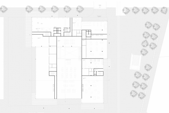 Baumschlager Eberle Architekten (Hamburg), Grundriss EG