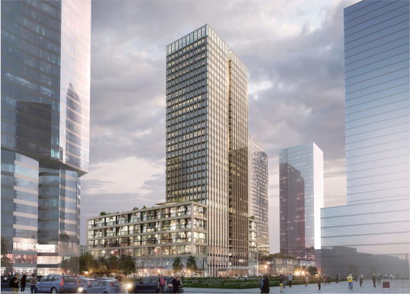 1. Preis: Sauerbruch Hutton Architekten (Berlin), Entwurfsvariante nach der berarbeitung