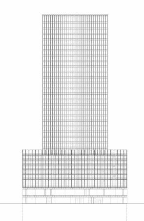 ein 2. Preis: Diener + Diener Architekten (Basel), Entwurfsvariante vor der �berarbeitung