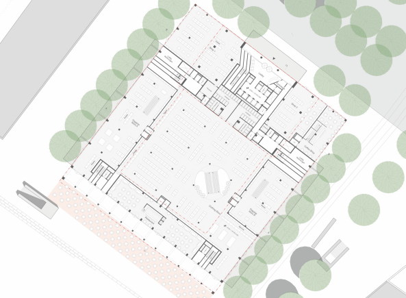 Prof. Kollhoff Generalplanungs GmbH (Berlin), Grundriss EG