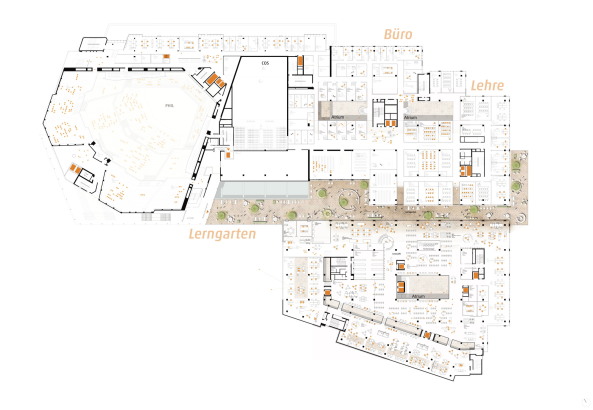 HENN: Grundriss 3. OG