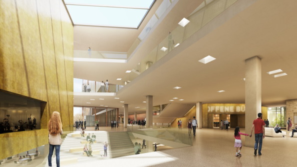 Auer Weber: Perspektive Foyer