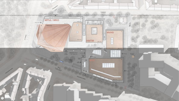 Auer Weber: Lageplan