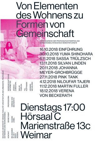 Vortragsreihe an der Bauhaus-Universitt Weimar