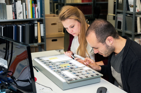 Seminar mit Studierenden im Baukunstarchiv NRW