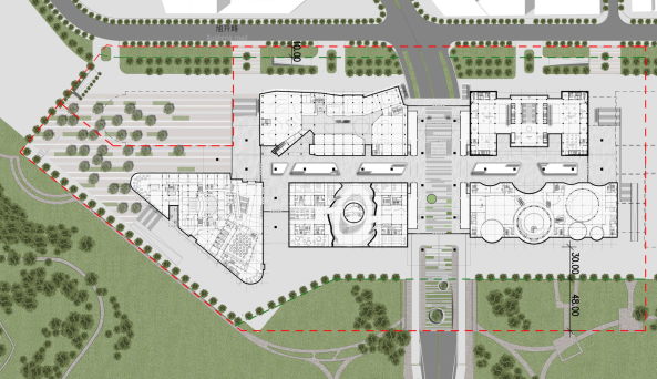 Kulturmeile und Museum von gmp in Tianjin