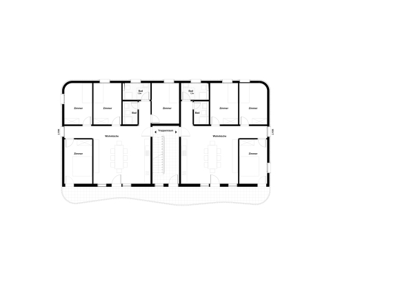 Grundriss 1. OG (siebenachsig)