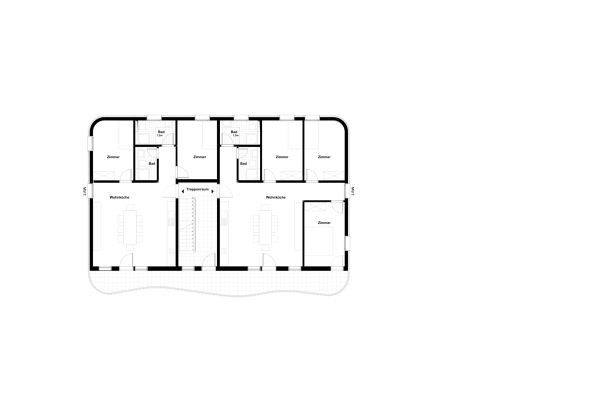 Grundriss 1. OG (sechsachsig)