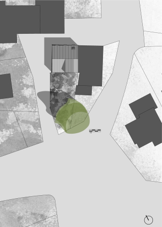 Lage an der Stra�enkreuzung