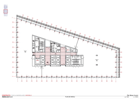 Regelgeschoss, mitterer Hhenabschnitt