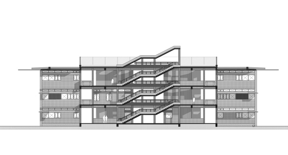 Schnitt, Treppenhaus